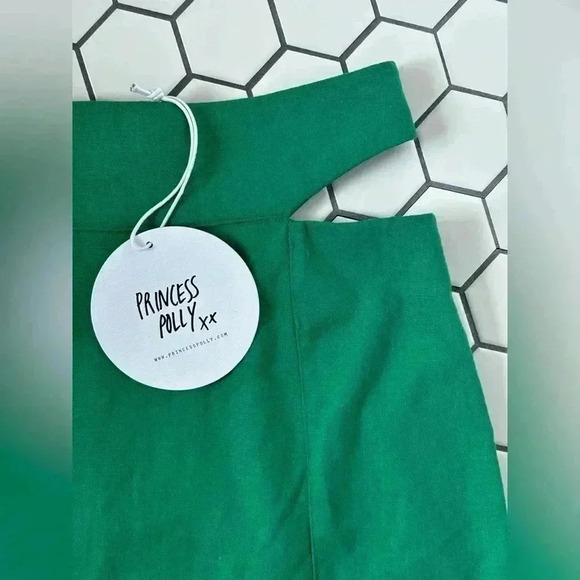 Princess Polly Amara cut out mini skirt green - Picture 4 of 8
